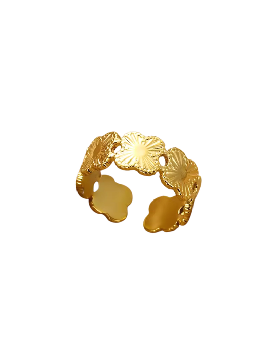 VENERA CLOVER BAND RING